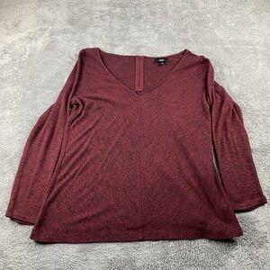 Mossimo Supply Co‎ Long Sleeve Shirt Womens Small Red